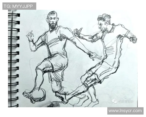 足球明星速写展现球场风采与个人魅力的艺术作品欣赏